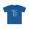 Human's T-shirt on Royal Blue