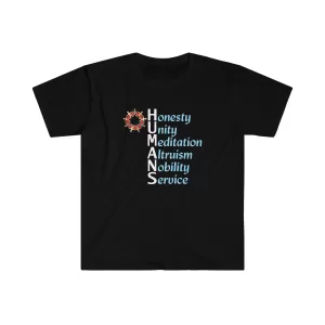 Human's T-shirt on Black