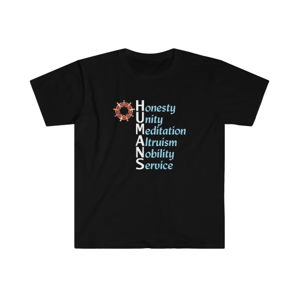 Human's T-shirt on Black