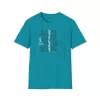 Stylist T-shirt on Tropical Blue