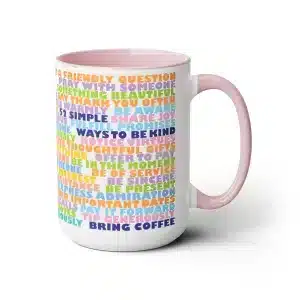 52 Simple Ways to be Kind - Pink Mug