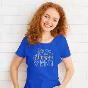 let's be infinitely Kind T-shirt in Royal Blue