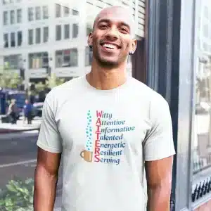 Waiter's T-shirt in White