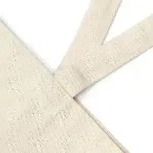The Power of a Librarian Canvas Tote/Book bag - handle detail