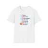 A Waiter's Qualities T-shirt in White