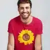 Be the Sunshine Sunflower T-shirt in Red