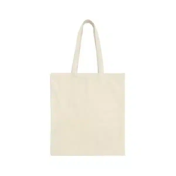 A Teacher’s Qualities Canvas Tote Bag - back side is blank