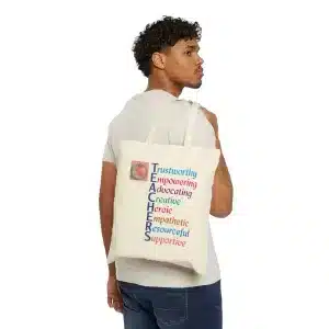 A Teacher’s Qualities Canvas Tote Bag