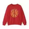 peace-a be with you Crewneck Sweatshirt in Red
