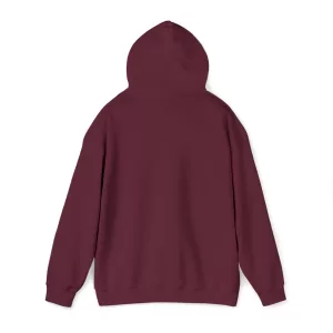 No Room in My Heart for Prejudice Hooded Sweatshirt - back with hood up