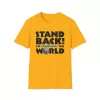 Changing the World T-Shirt - in Gold Yellow