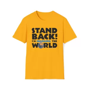 Changing the World T-Shirt - in Gold Yellow