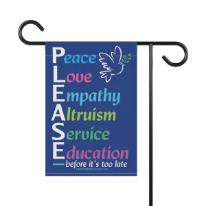 Peace, Love, Empathy PLEASE - Back