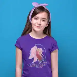 Virtues Wins Kid's T in Purple