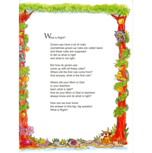 What is Right? by Etan Boritzer - sample text