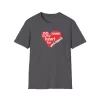 No Room in My Heart for Prejudice Cotton Softstyle T-Shirt - Charcoal