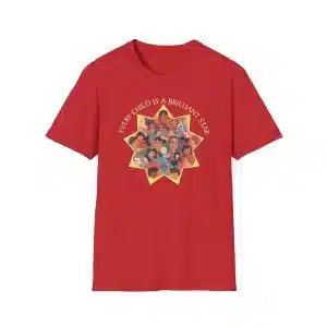 Every Child is a Brilliant Star T-Shirt - Red