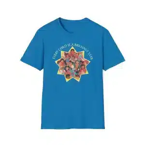 Every Child is a Brilliant Star T-Shirt - Tropical Blue