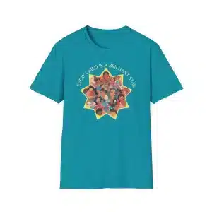Every Child is a Brilliant Star T-Shirt - Sapphire