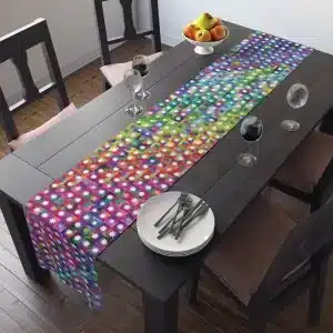 Rainbow Stars Table Runner