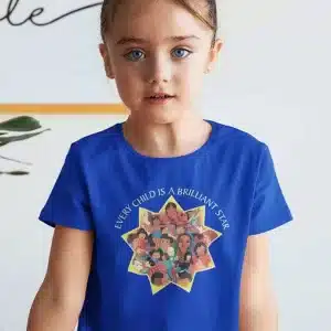 Brilliant Star Kid's T-shirt in Royal