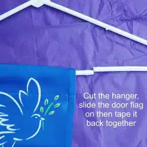 A quick and easy way to hang your banner
