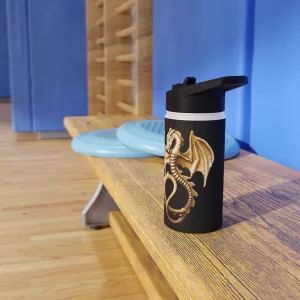Courage Dragon Water Bottle - 12 oz