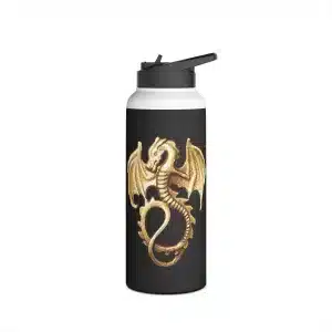 Courage Dragon Water Bottle - 18 oz -Dragon