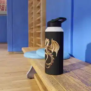 Courage Dragon Water Bottle - 18 oz