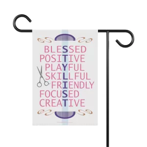 Stylist Garden & Salon Flag 12" x 18"