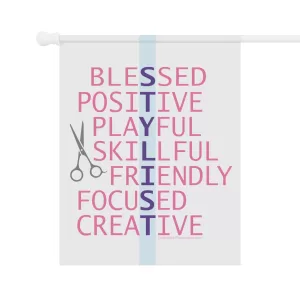 Stylist Garden & Salon Flag 24.5" x 32"