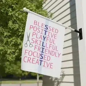Stylist Garden & Salon Flag 24.5" x 32"