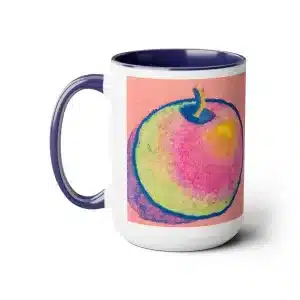 A Teacher’s Qualities Two-Tone Coffee Mugs - Blue