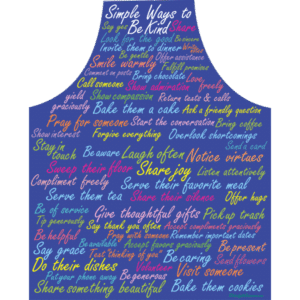 Apron text