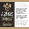 Dragon of Courage Card Front & Back