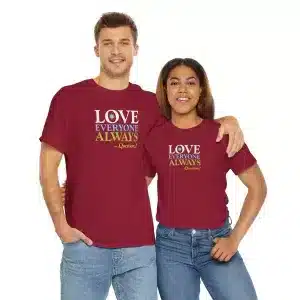 Love Everyone Always …Questions? - Cardinal Red