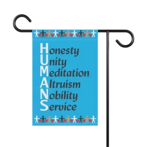 Every Heart Deserves a Home Garden, Door & House Banner, 12" x 18" - back