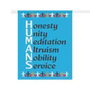 Every Heart Deserves a Home Garden, Door & House Banner, 24.5" x 32" - back
