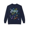 Navy Blue - Kindness is Contagious Fleece Crewneck Sweatshirt