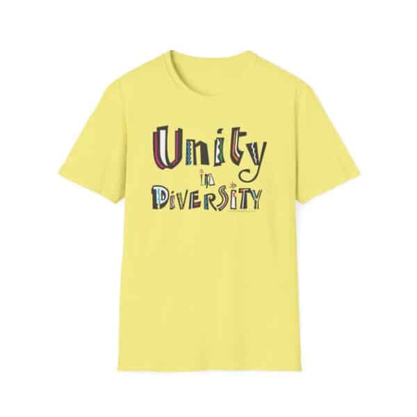 Unity in Diversity T-Shirt in Cornsilk