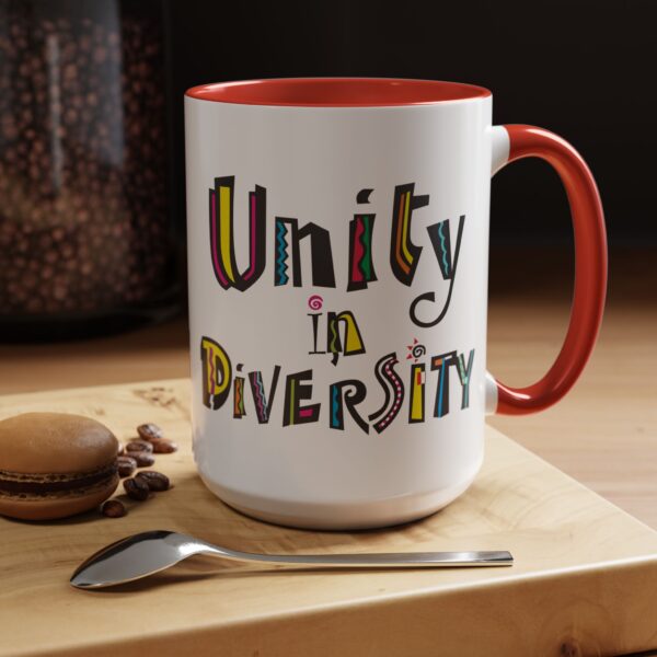 Unity in Diversity Coffee Mug - Red