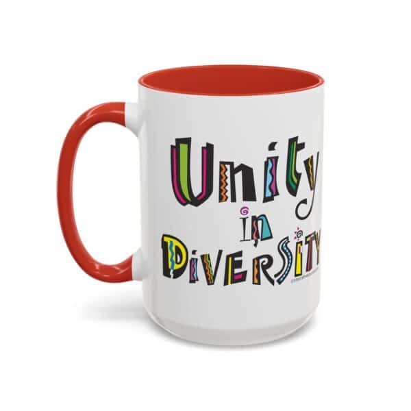 Unity in Diversity Coffee Mug - Red