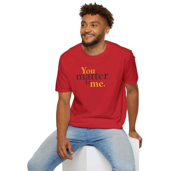 You matter to me T-shirt in Red