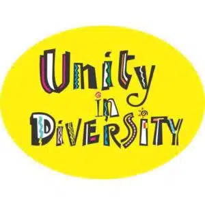 Unity in Diversity sticker