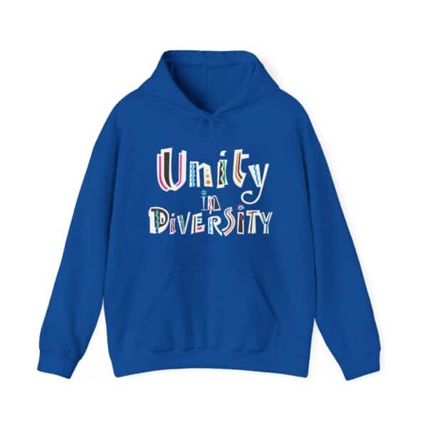 Unity in Diversity Hooded Sweatshirt with Pocket - Image 11
