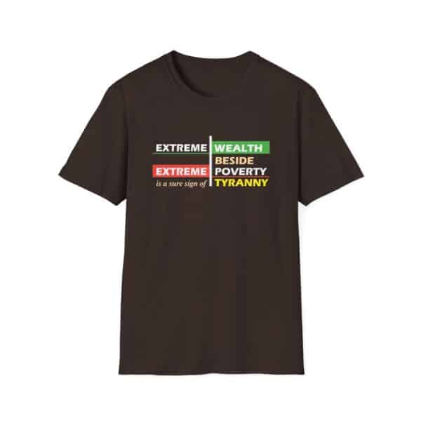 Economic Justice Interfaith T-Shirt - Dark Chocolate