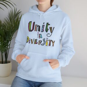 Unity in Diversity Hooded Sweatshirt with Pocket