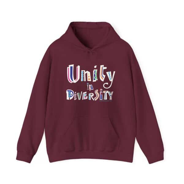 Unity in Diversity Hooded Sweatshirt with Pocket - Image 8