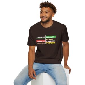 Economic Justice Interfaith T-Shirt - Dark Chocolate