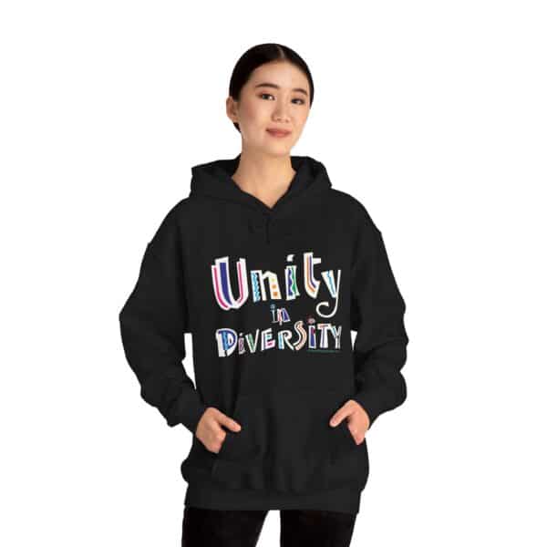Unity in Diversity Hooded Sweatshirt with Pocket - Image 7